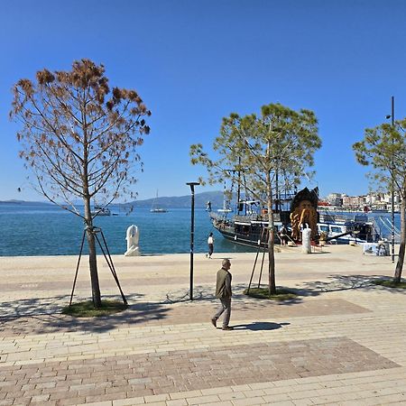 Sunset Tarraces Apartment Sarande Bagian luar foto