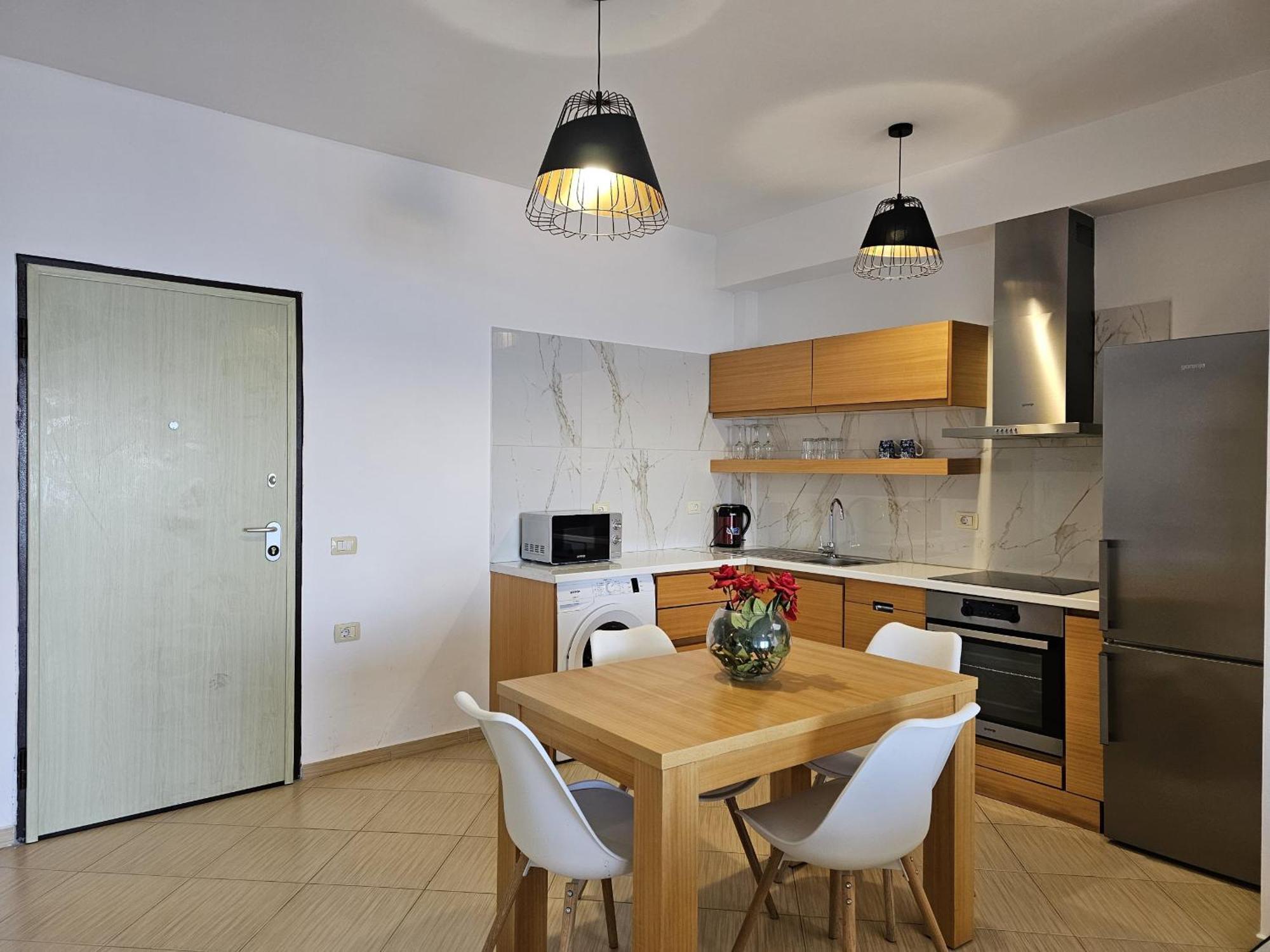 Sunset Tarraces Apartment Sarande Bagian luar foto