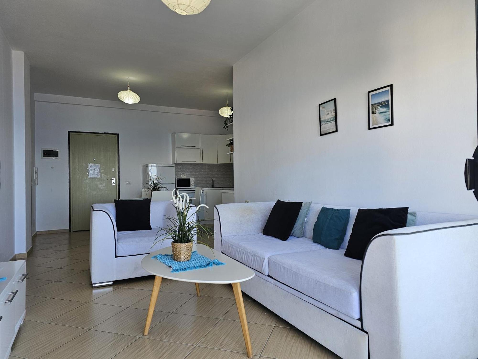 Sunset Tarraces Apartment Sarande Bagian luar foto